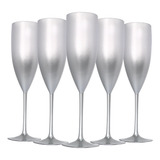10 Taças De Acrílico Champanhe Degradê 160 Ml