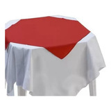 10 Toalha De Mesa 1,40x1,40 Oxford +10 Cobre Mancha Kit