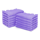 10 Toalhinha Mão Boca Rosto Social Escola Academi Roxo Lilas