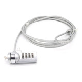 10 Travas De Segurança Notebook Pc C/senha Cabo Aço Segredo