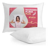 10 Travesseiros Pluma De Ganso Eco 200 Fios Hotel Flat 50x70