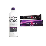 10 Tubos Agi Max Coloração Soller Radiance Color+ 1 Ox 900ml