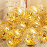 10 Un Balão Bubble Transparente Confete