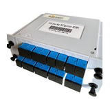 10 Un Splitter Box 1 X 16 Sc Upc Modular Fibra Óptica