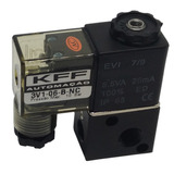 10 Un Válvula Solenoide 3/2 Vias Normal Fechada Nf 1/8