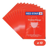 10 Unid Fermento Para Vinho Red Star Premier Rouge