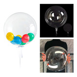 10 Unidades Balão Bubble - 24 Polegadas - 60 Cm - Cristal
