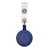 10 Unidades Porta Crachá Retrátil Roller Clip
