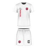 10 Uniformes De Futebol Equipe Jogo 100% Personalizado
