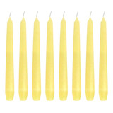10 Vela Para Castiçal 20 Cm 11 Cores Festa Evento Decoração Cor Marfim Lisa 20 Cm
