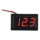 10 Voltímetro Digital Remote Som Automotivo 12v 3 Fio Grande