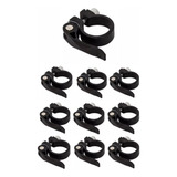 10 Abraçadeiras Banco Blocagem Selim Canote Bicicleta 31 8mm