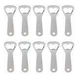 10 Abridor De Latas Aço Inox 10cm Simples Boteco Bar 0274