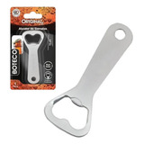 10 Abridor Garrafas Latas Aço Inox 10cm Simples Boteco Bar