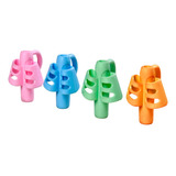 10 Adaptador Ergonomico Segura Lápis Apoio Para Dedos Escrit