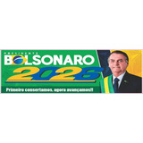 10 Adesivos 2026 Eleições Bolsonaro 2026 18x4cm
