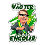 10 Adesivos Bolsonaro 2022 Presidente 2022 Eleição 25x17cm