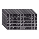 10 Adesivos Português P Notebook Pc Etiquetas Abnt2 Cedilha