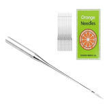 10 Agulhas Orange N 11 Para Maquina Domestica