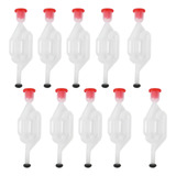 10 Air Lock Airlock Tipo S Cerveja Hidromel C Anel Vedante