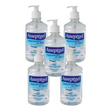 10 Álcool Gel P mãos 70 Asseptgel pump Antisséptico 420gr