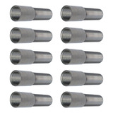 10 Alongador Prolongador Para Torneira Chopp 100 Inox 150mm