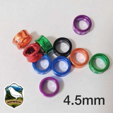 10 Anilhas De Alumínio Fechadas Agapornis Rosecollis 4 5mm