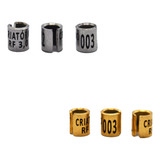 10 Anilhas De Marcação Personalizada Aliança coleiro 2 2mm 