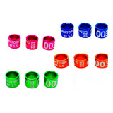 10 Anilhas De Marcação Personalizada Colorida curió 2 6mm