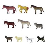 10 Animais Fazenda Selvagens Cavalos Burro Cachorros Ovelha