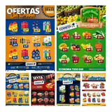 10 Artes Para Encartes De Supermercado Editáveis Com Canva