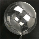 10 Balão Bubble Bolha Transparente 50cm
