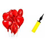 10 Balão Metalizado Coração