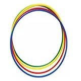 10 Bambolês Arco Infantil Reforçado 55cm Colorido Atacado