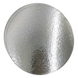 10 Base Laminada Cake Board Disco Para Bolo Prata 23cm