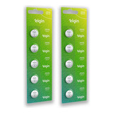 10 Baterias Pilhas Elgin Cr2025 2 Cartelas