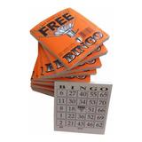 10 Bloco Cartelas Jogo Bingo Papel