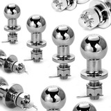 10 Bola Engate Reboque Cromada 50mm Caretinha Puxador Esfera