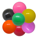 10 Bola Lisa De Vinil Colorida 20cm Brinde Lembrancinha