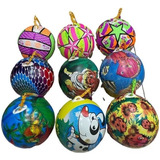 10 Bolas De Vinil Ioio Ping Pong 23cm Bola Vinil Com Corda