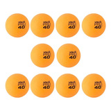 10 Bolinhas De Tenis De Mesa Vollo 40mm Ping Pong Iniciante