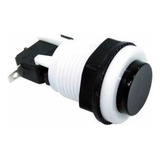 10 Botões Arcade Nylon Preto Com Micros