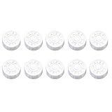 10 Botões Protetor De Plastico Transparente Footswitch Pedal