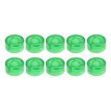 10 Botões Protetor Night Glow Footswitch Pedal Topper Verde