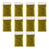 10 Brocal Metalizado Ouro 500g Cor Dourado