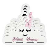 10 Cabide Porta Laço Nuvem Enfeite Decorativo Rosa Lacinhos