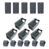 10 Caixa Cond 3 4 Eletr Cinza 10 Tampa Cega 20 Adaptador