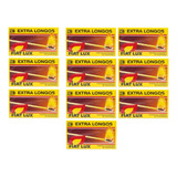 10 Caixas De Fosforo Extra Longo Fiat Lux Com 50 Unidades
