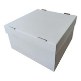 10 Caixas Papelão Branca Para Tortas