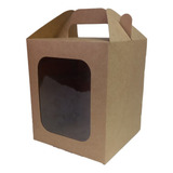 10 Caixas Para Panetones 500g Ou Presentes 15x15x18 Kraft